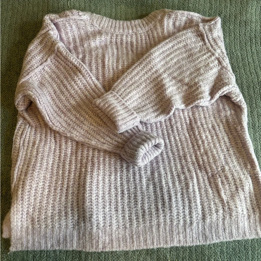 Free People Blue Bell V Neck Sweater XS - Picture 6 of 6